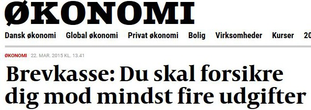 Findforsikring.dk anbefalet af politkkens brevkasse