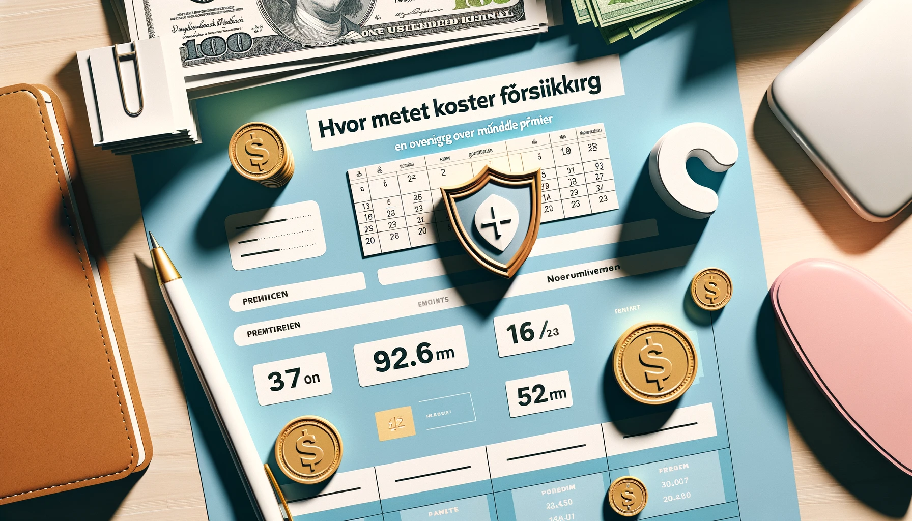 Hvor meget koster forsikring om måneden?